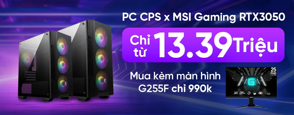 PC CPS x MSI Gaming RTX3050